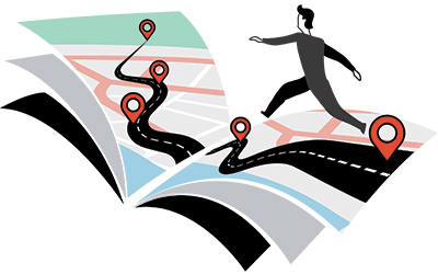 Enrollment growth diagnostic roadmap graphic